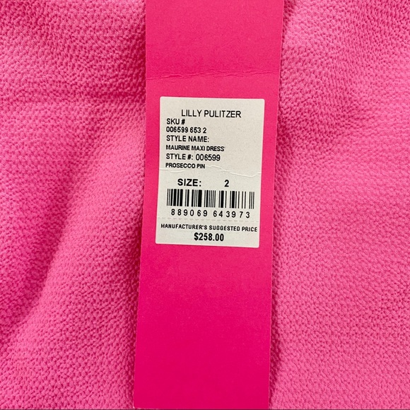 Lilly Pulitzer Maurine Maxi Dress in Prosecco Pink - Picture 8 of 8